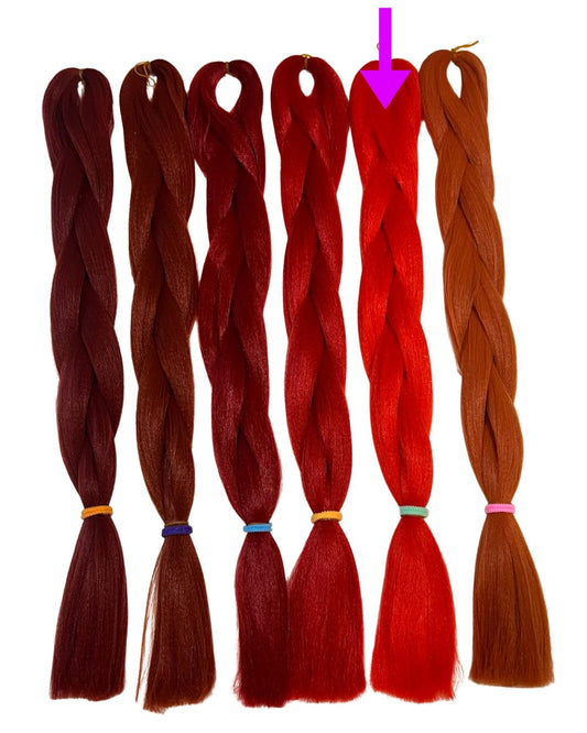 Rose - Red Braiding Hair