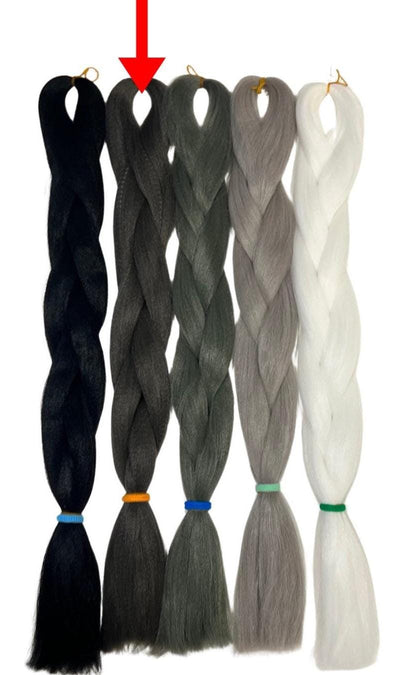 Graphite - Black/Natural Braiding Hair