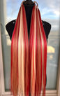 Scarlett - Tie-In Hair Extensions (DIY) - Red/Blonde