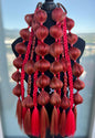 Ruby Red - Tie-In Braid Extensions (Bubble Braids) - Neutral