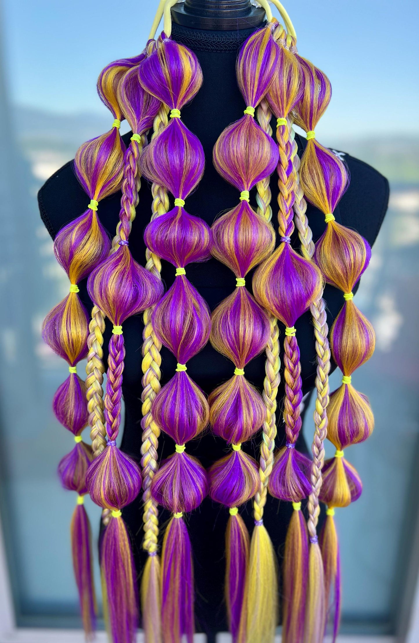 Lakers - Tie-In Braid Extensions (Bubble Braids)