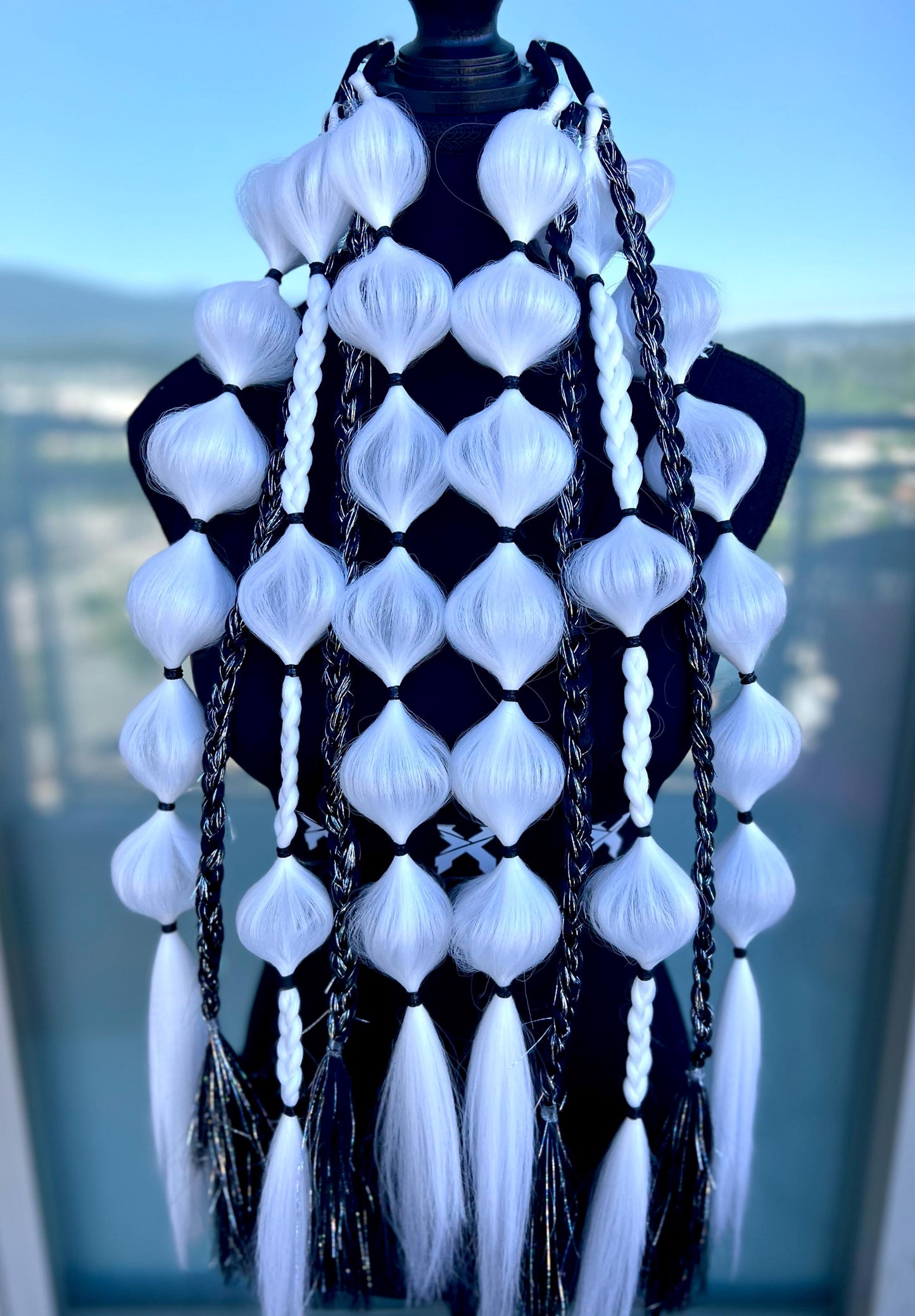 Ghost - Tie-In Braid Extensions (Bubble Braids) - Tinsel